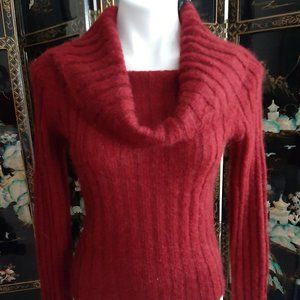 New The Limited Mohair Cowl Neck Cropped Sweater
